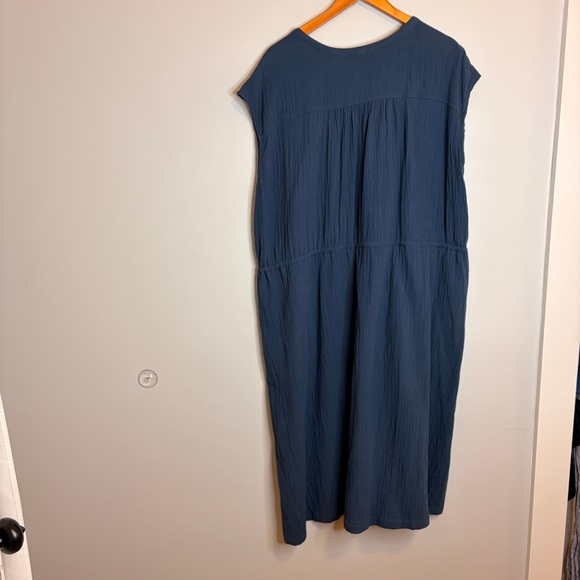 Pact Dress Navy Blue Drawstring Waist Mini Sleeveless XXL Dress - Picture 7 of 10